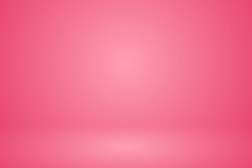 Abstract pink gradient studio room background, 3d empty soft smooth blur backdrop like in a room with spot lights shining on the floor or on the stage, vector illustration design for product display	