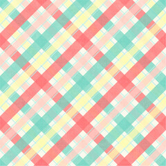seamless pattern with colorful checkered pattern