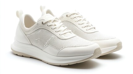 Lightweight Travel Sneakers White Background