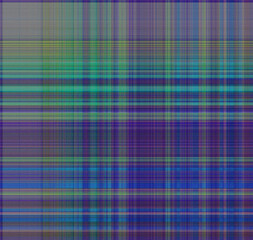 modern colourful check, plaid, tartan pattern with texture, background, creative graphic art. Midnight blue and purple. Turquoise and light green