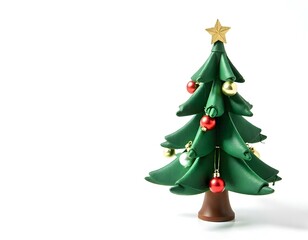Christmas, tree, artificial, small, ornaments, mini, holiday, festive, decoration, isolated, background, white, seasonal, celebration, winter, miniature, decor, cheerful, traditional, cozy, joyful