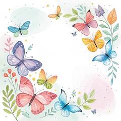 Beautiful monarch butterfly