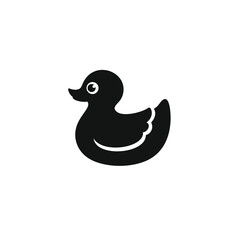 Rubber duck icon template vector illustration