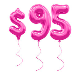 Balloon Pink Dollar 95