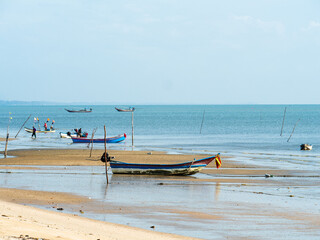 Obraz premium boat on the beach