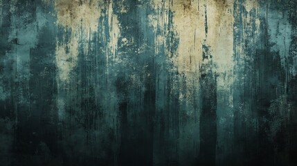 Fototapeta premium Misty Forest, Golden Hour Abstract