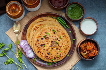 Aloo paratha, a North Indian favorite from Punjab, Uttar Pradesh, and Bihar, is a stuffed flatbread...