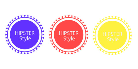 Sales badges vectors icon set