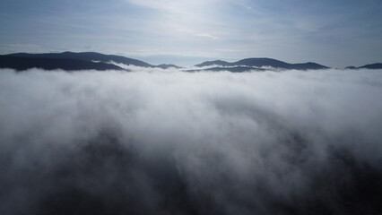 Over the clouds