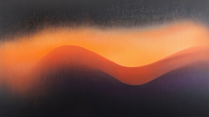 A gradient of soft orange, peach, and lavender, glowing picture