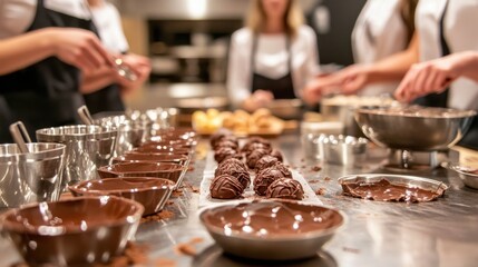 Crafting Gourmet Chocolate: A chocolatier's class where picture