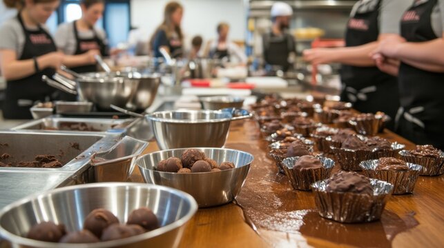 Crafting Gourmet Chocolate: A chocolatier's class where picture