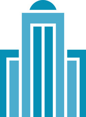 Office Building Glyph Icon