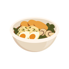 Bowl Soup Vector Illustration - 09