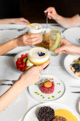 Authentic Dining Moments: Culinary Delights, Drinks, and Atmosphere in a Vibrant Restaurant Setting