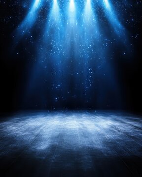 High Energy Dance Floor with Laser Lights and Spotlight Effects, Perfect for Parties, Nightclubs, or Dance Events, Capturing Vibrant Atmosphere and Excitement