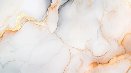Smooth marble surface with delicate veins running through picture
