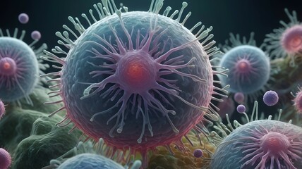 Ultrarealistic Visualization of Microbial Lifeforms