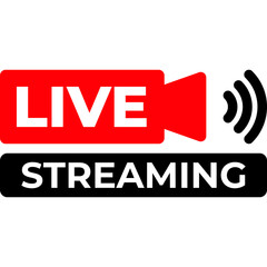 Obraz premium Live Streaming Sign