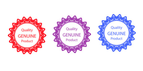 Sales badges vectors icon set