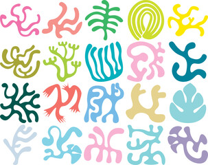 Obraz premium Colorful Matisse Abstract Shape