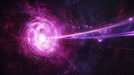Obraz premium Cosmic Vortex: A Journey Through the Nebula