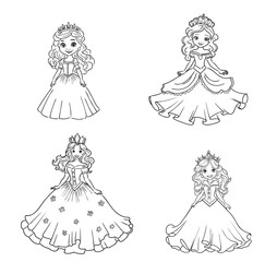 Little Princess Coloring page for kids