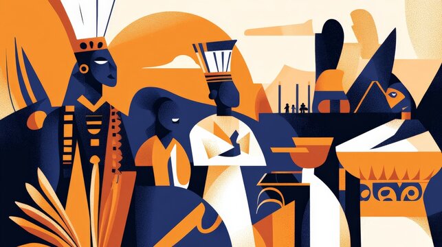 Vibrant Cultural Event with Enthusiastic Performers