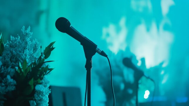 Professional Setup for Corporate Event Announcement