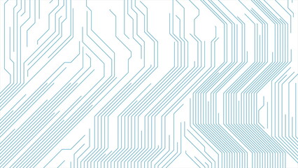 Blue circuit board lines abstract technology geometric background