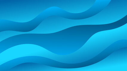 ABSTRACT BLUE BACKGROUND ELEGANT GRADIENT SMOOTH LIQUID COLORFUL DESIGN WITH HAND DRAWN SHAPES VECTOR TEMPLATE GOOD FOR MODERN WEBSITE, WALLPAPER, COVER DESIGN 