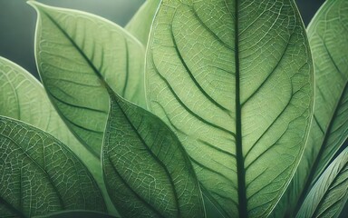 green leaves background