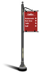 Decorative Direction Signboard for Public Places