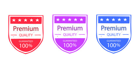 Sales badges vectors icon set
