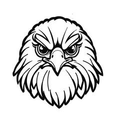 eagle head vector
