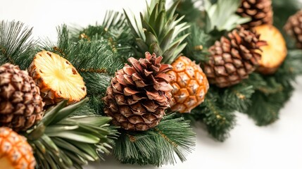 PNG Christmas decoration christmas decorations pineapple festival.