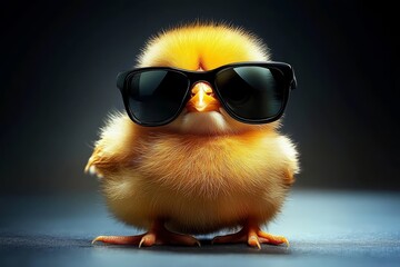 Cute chick in fashionable shades steals the show