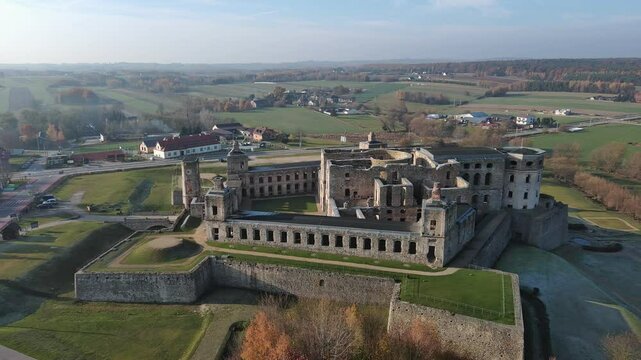 Krzyżtop&oacute;r Castle in Ujazd, Poland.