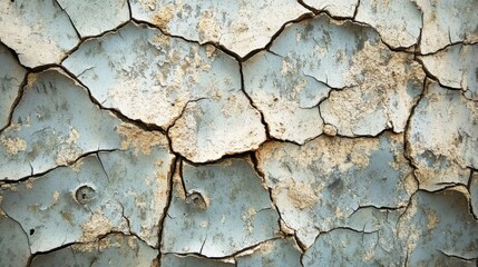 Obraz premium Cracked surface texture urban environment close-up photography detailed view nature concept for artistic inspiration