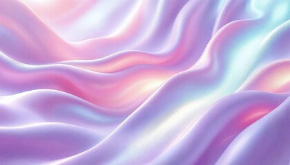 Obraz premium Holographic iridescent fabric texture. Pastel purple and pink colors. Abstract background.
