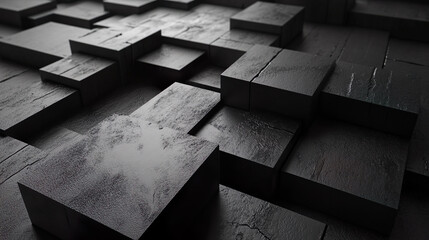 Background design, abstract geometric blocks