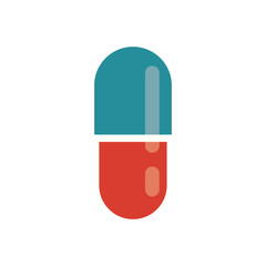 Medical Equipment Vector Illustration - Pill