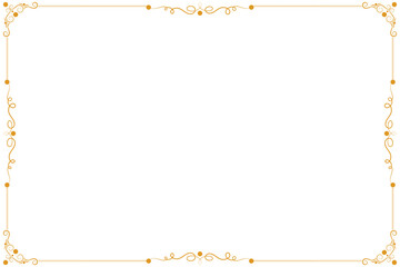 Floral simple vertical border and Frame, Transparent border