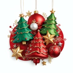 Christmas isolated 3d Elements