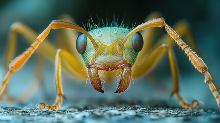 Fototapeta premium Close-up of an Ant's Face