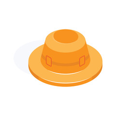 Wide brimmed hat ideal for sun protection outdoors