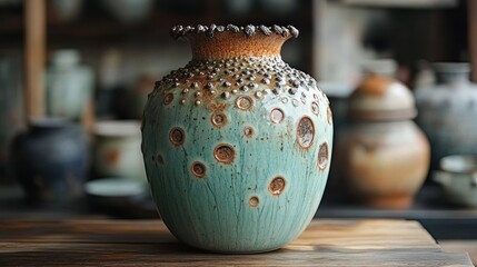 Unique Handcrafted Ceramic Vase