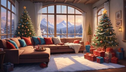 chrsitmas tree background