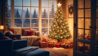 chrsitmas tree background