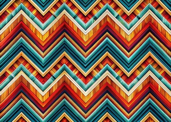 Dynamic Chevron Pattern with Angular Design for  Background Use in Modern Interiors, Fashion, and Graphic Design Projects, Perfect for Creative and Commercial Applications